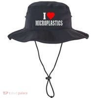 I Love Microplastics Dank Meme Funny Viral Quote Trendy Bucket Hat thumb 0