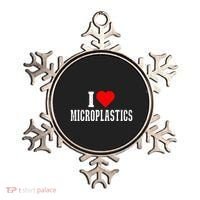 I Love Microplastics Dank Meme Funny Viral Quote Trendy Ornament thumb 0