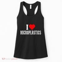 I Love Microplastics Dank Meme Funny Viral Quote Trendy Women's Tank Top thumb 0