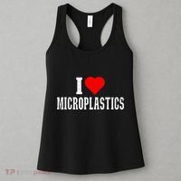 I Love Microplastics Dank Meme Funny Viral Quote Trendy Women's Tank Top thumb 3