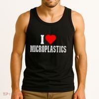 I Love Microplastics Dank Meme Funny Viral Quote Trendy Tank Top thumb 3