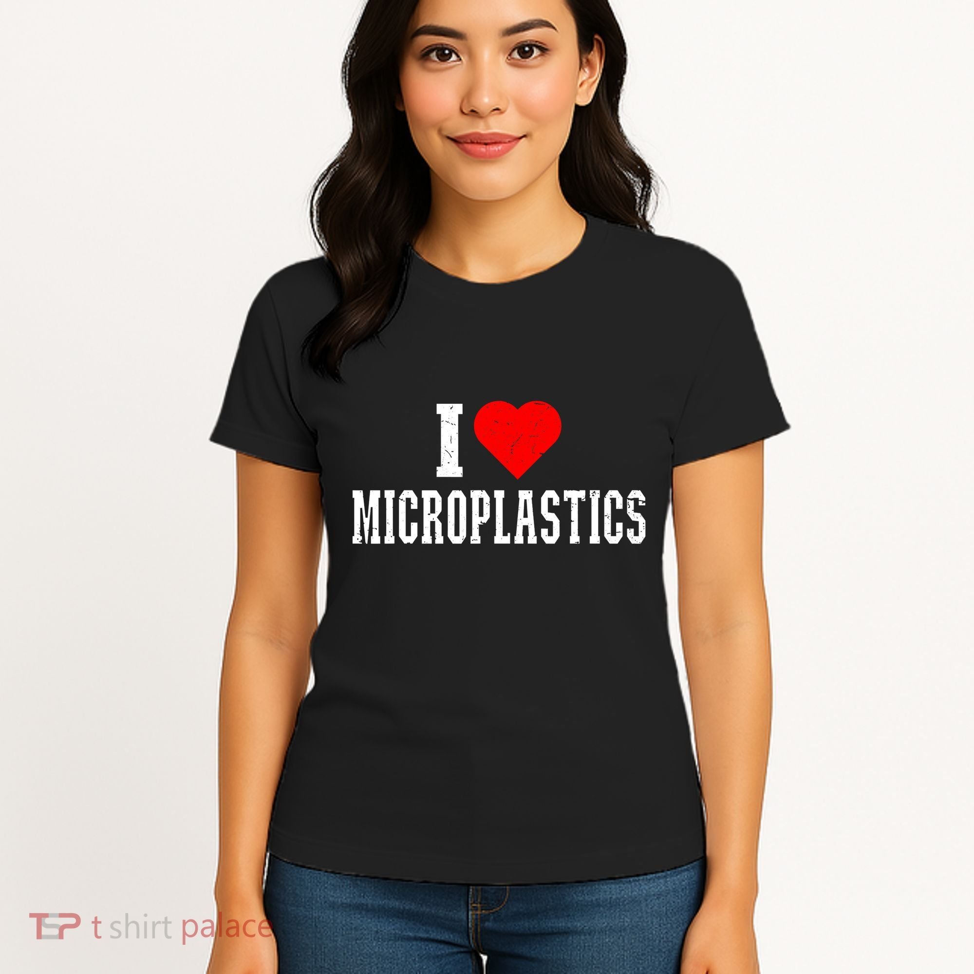 I Love Microplastics Dank Meme Funny Viral Quote Trendy Women's T-Shirt