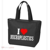 I Love Microplastics Dank Meme Funny Viral Quote Trendy Tote Bag thumb 3