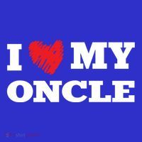 I Love My Oncle Favorite Family Member Valentines Uncle Gift T-Shirt thumb 7