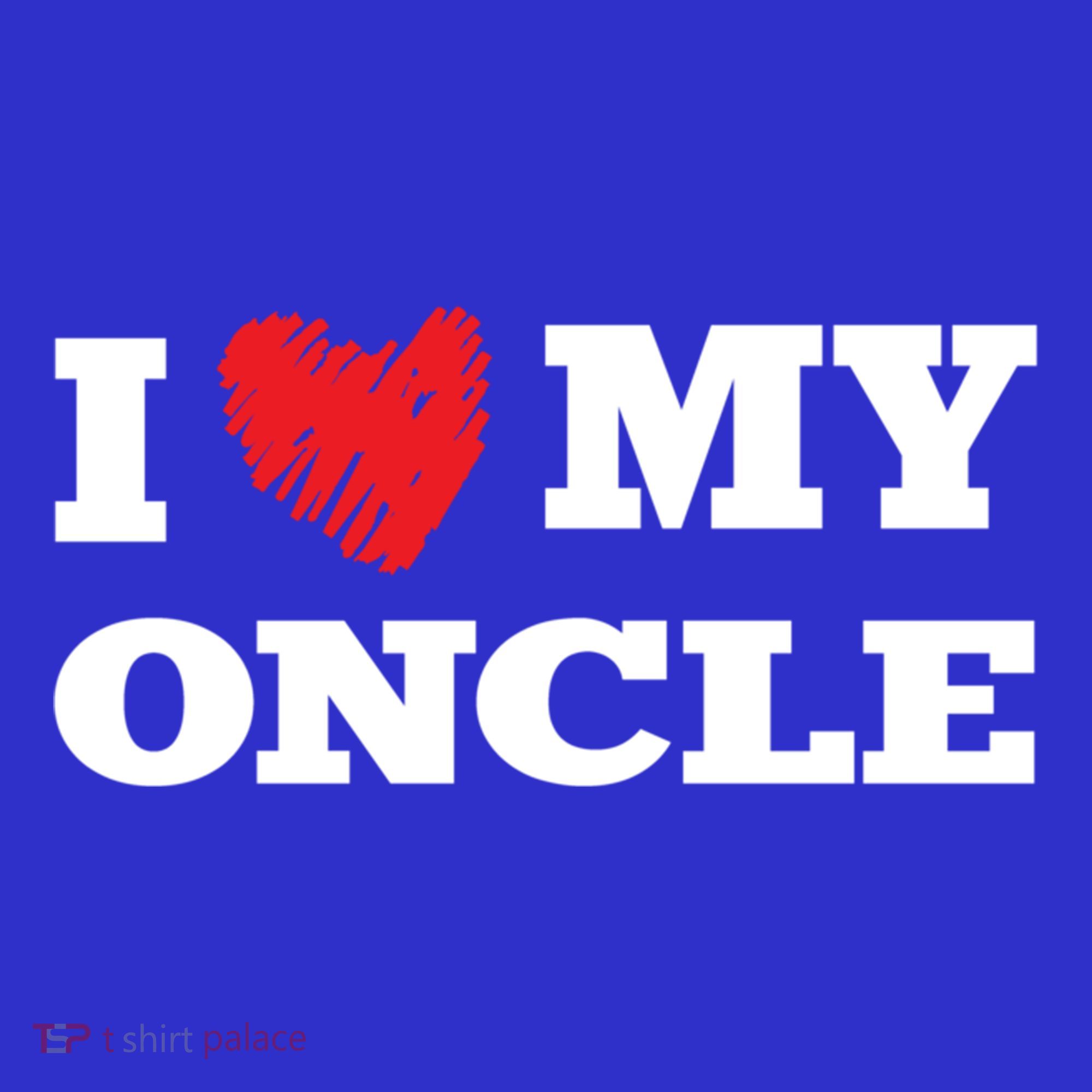 I Love My Oncle Favorite Family Member Valentines Uncle Gift Women's Tank Top
