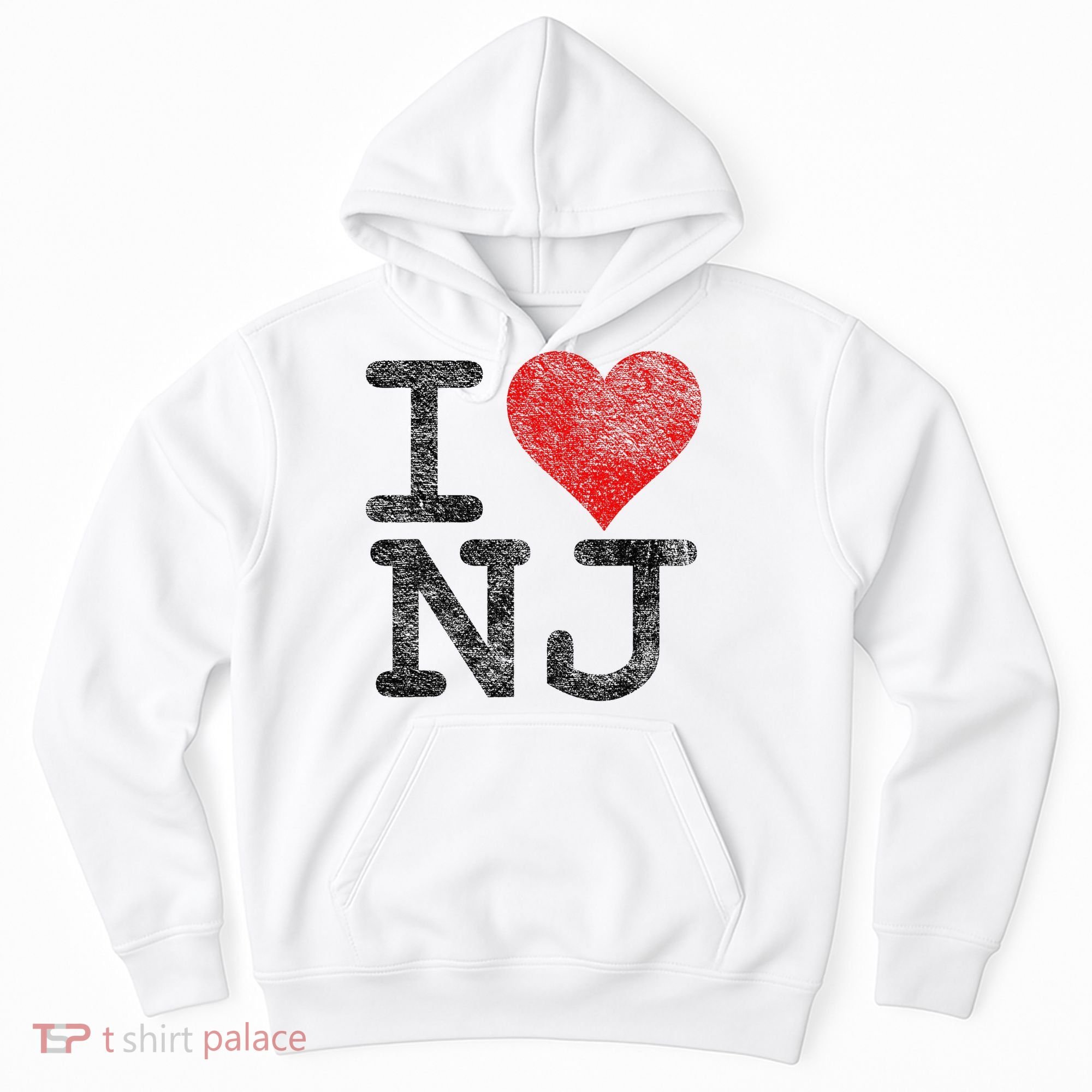 I Love New Jersey I Heart Nj Hoodie