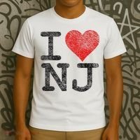 I Love New Jersey I Heart Nj T-Shirt thumb 3