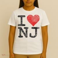 I Love New Jersey I Heart Nj T-Shirt thumb 4