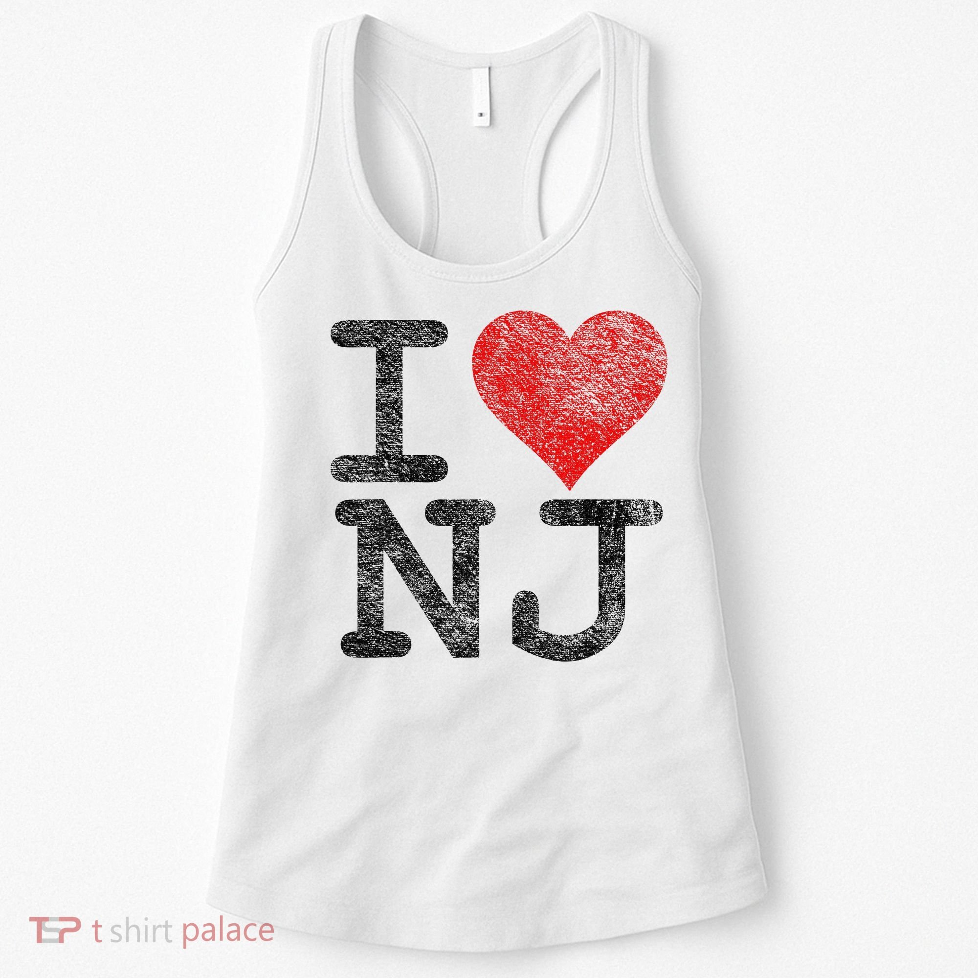 I Love New Jersey I Heart Nj Women's Tank Top