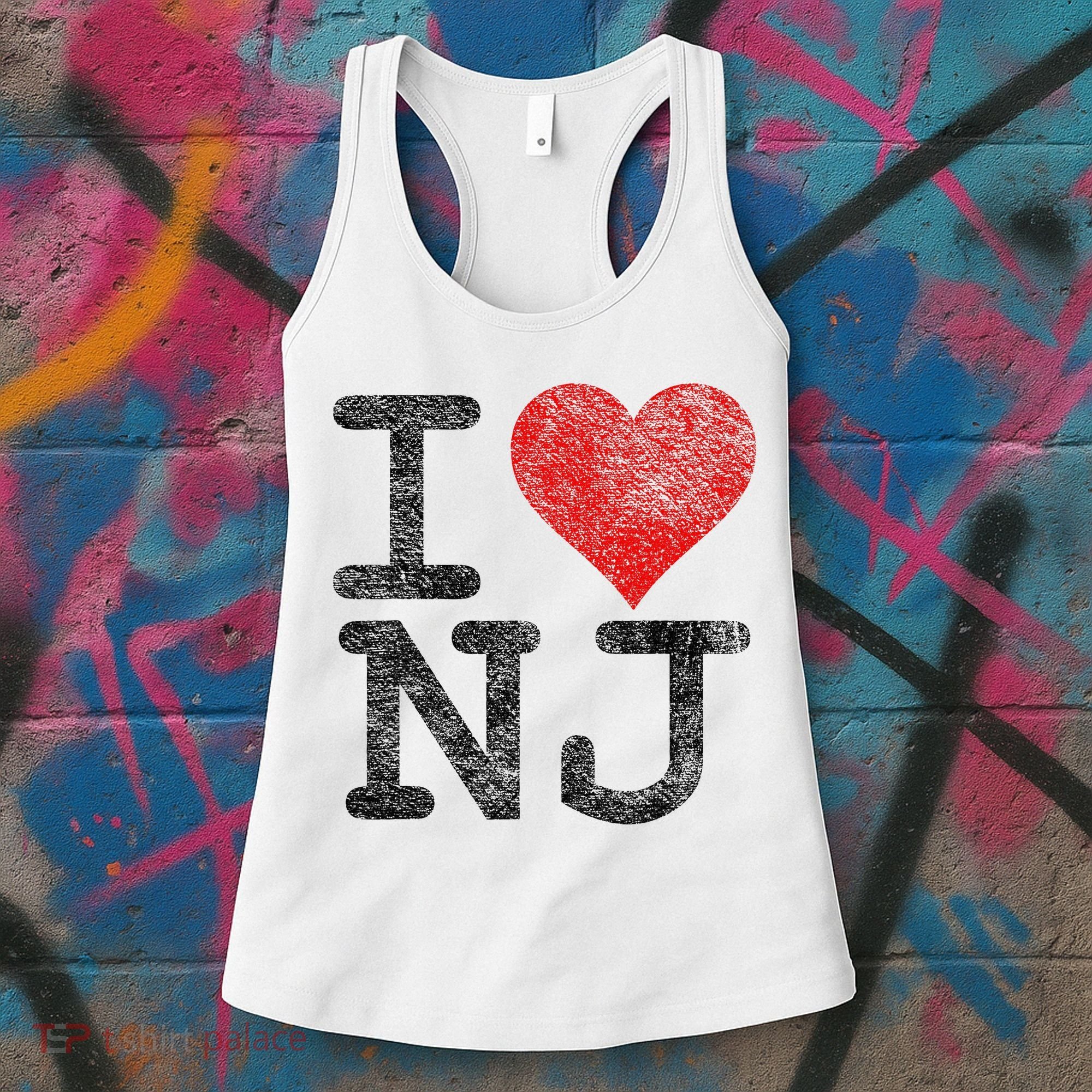 I Love New Jersey I Heart Nj Women's Tank Top