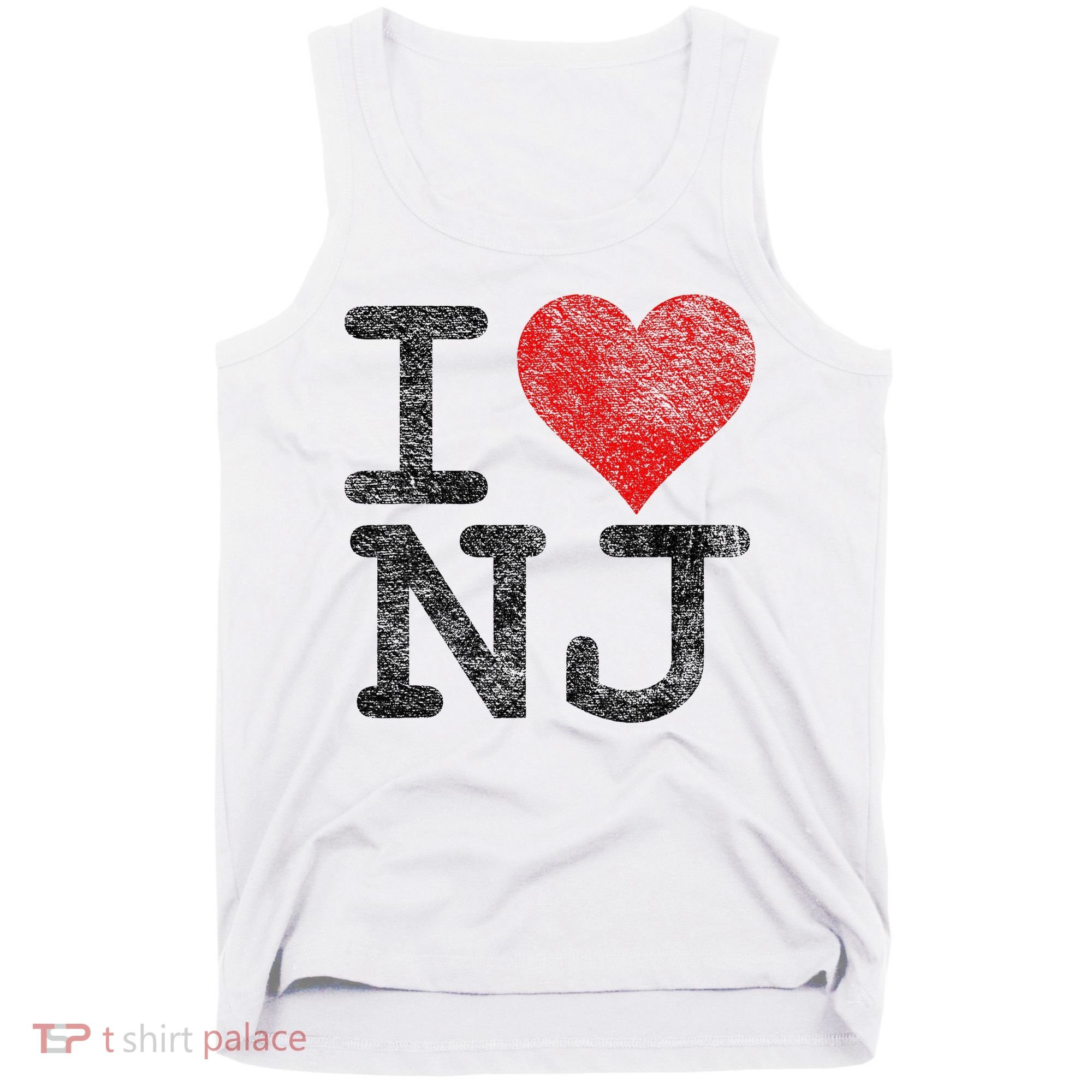 I Love New Jersey I Heart Nj Tank Top