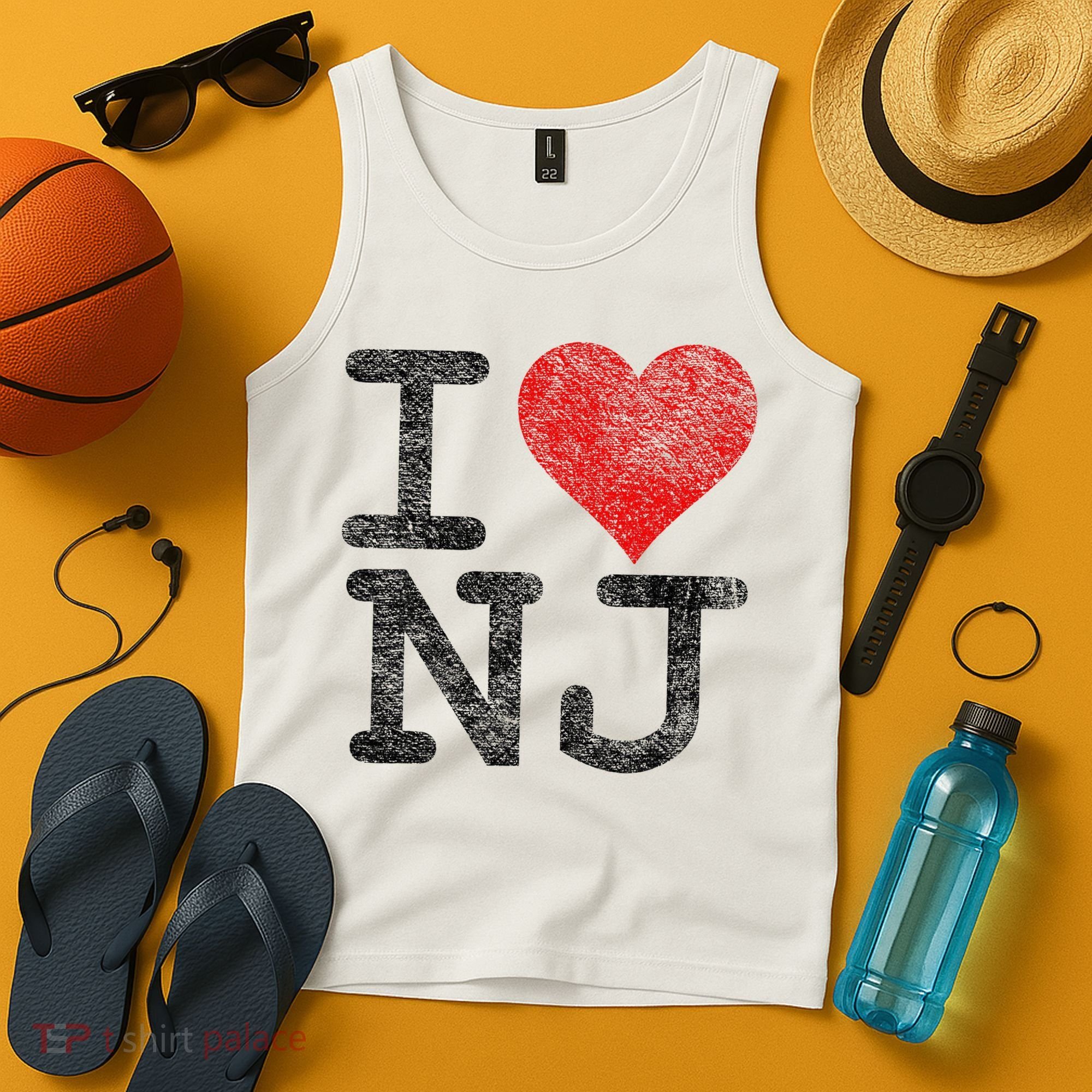 I Love New Jersey I Heart Nj Tank Top