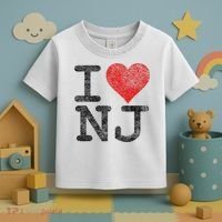 I Love New Jersey I Heart Nj Toddler T-Shirt thumb 3