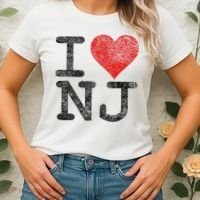 I Love New Jersey I Heart Nj Women's T-Shirt thumb 2