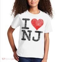 I Love New Jersey I Heart Nj Kids T-Shirt thumb 2