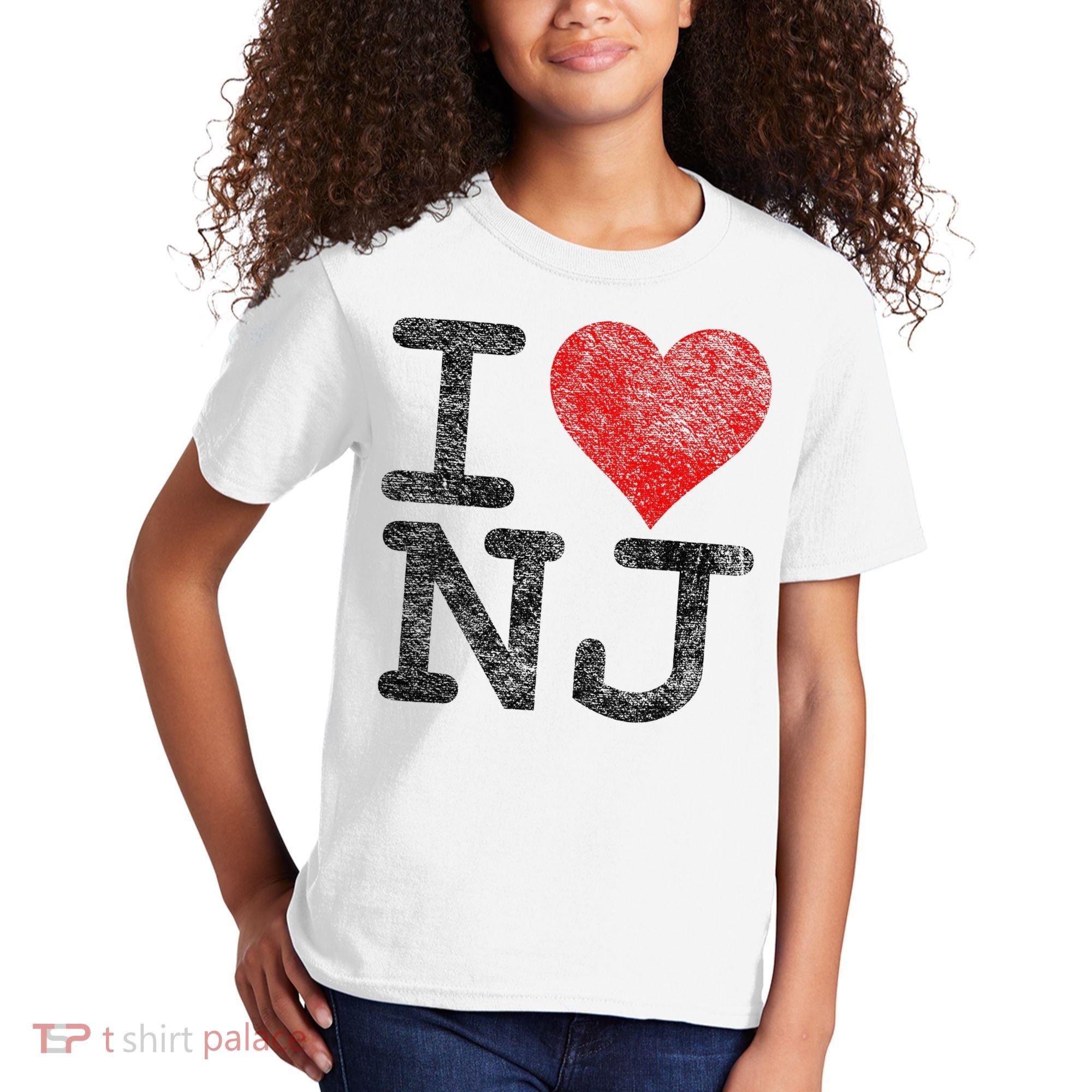 I Love New Jersey I Heart Nj Kids T-Shirt