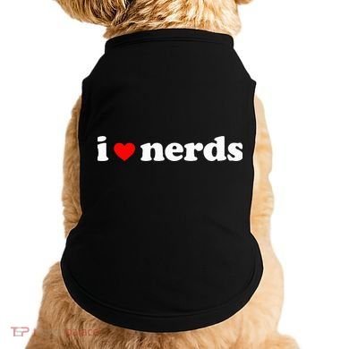 I Love Nerds Doggie Tank