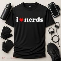 I Love Nerds Cooling Performance Crew T-Shirt thumb 3