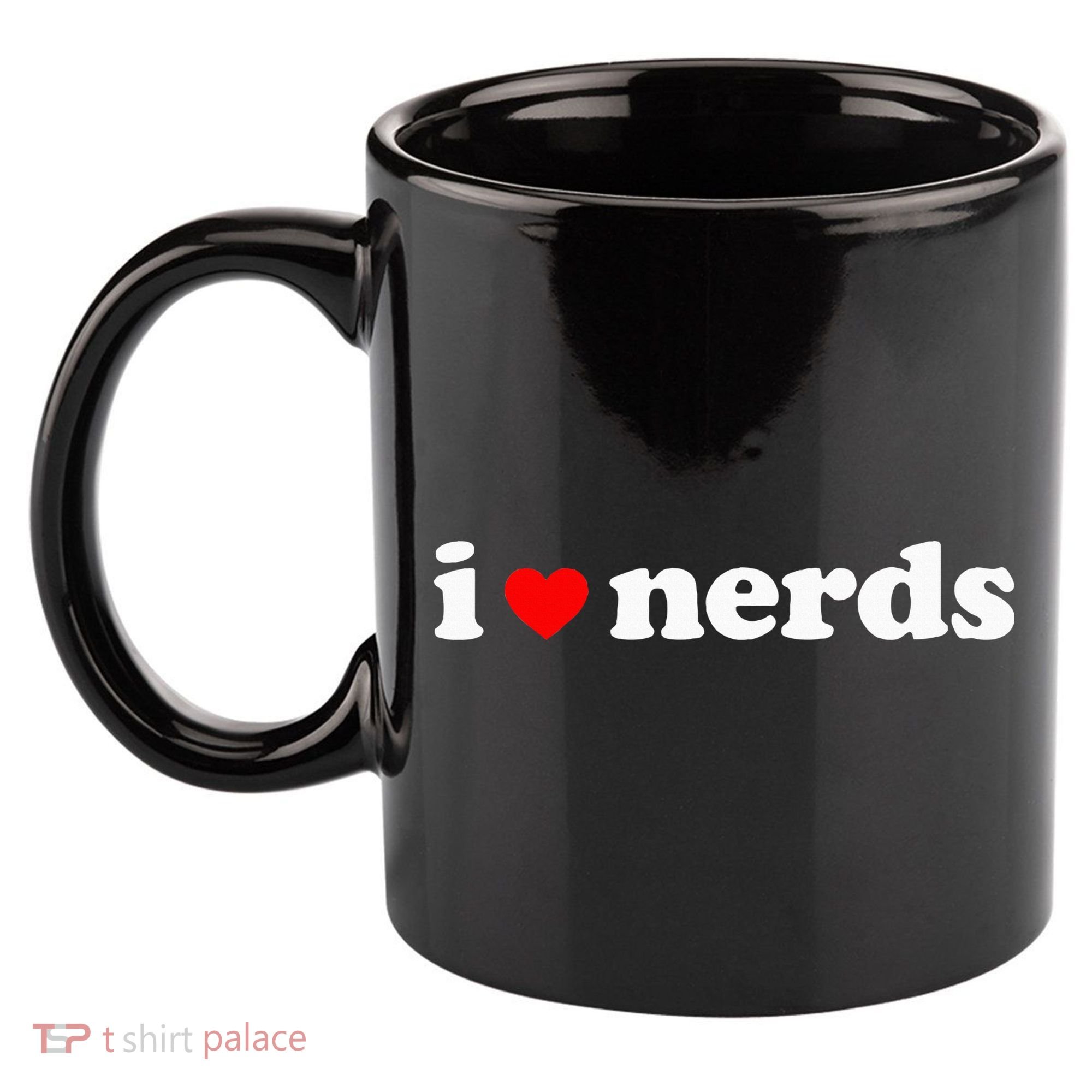 I Love Nerds 11oz C Handle Ceramic Mug