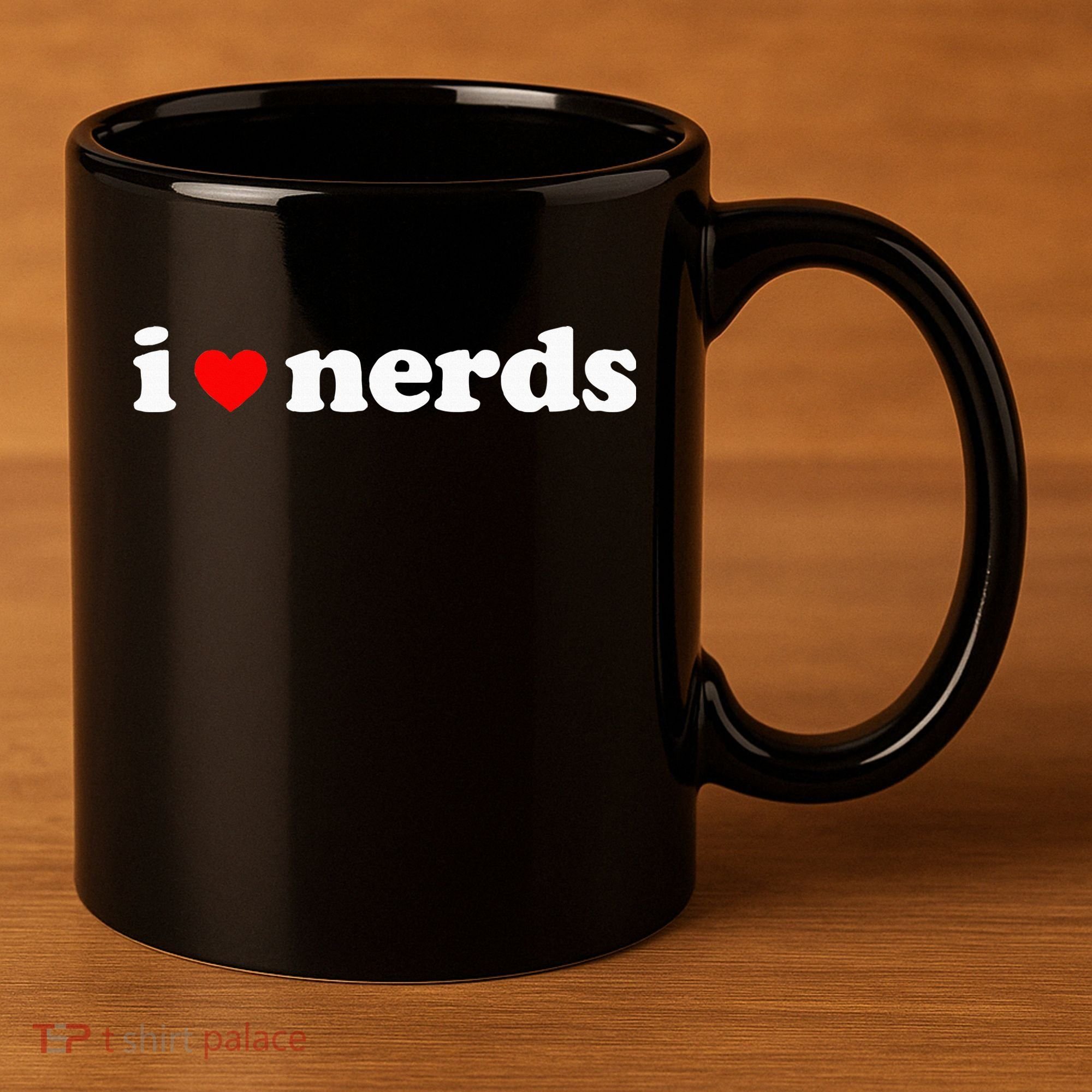 I Love Nerds 11oz C Handle Ceramic Mug