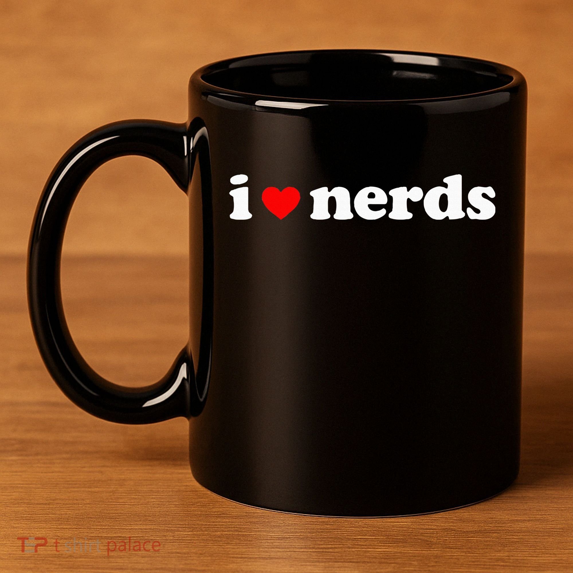 I Love Nerds 11oz C Handle Ceramic Mug