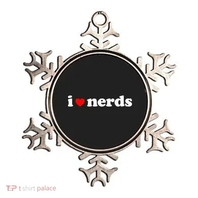 I Love Nerds Ornament