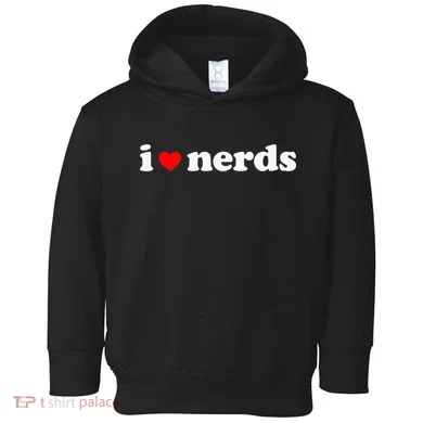 I Love Nerds Toddler Hoodie