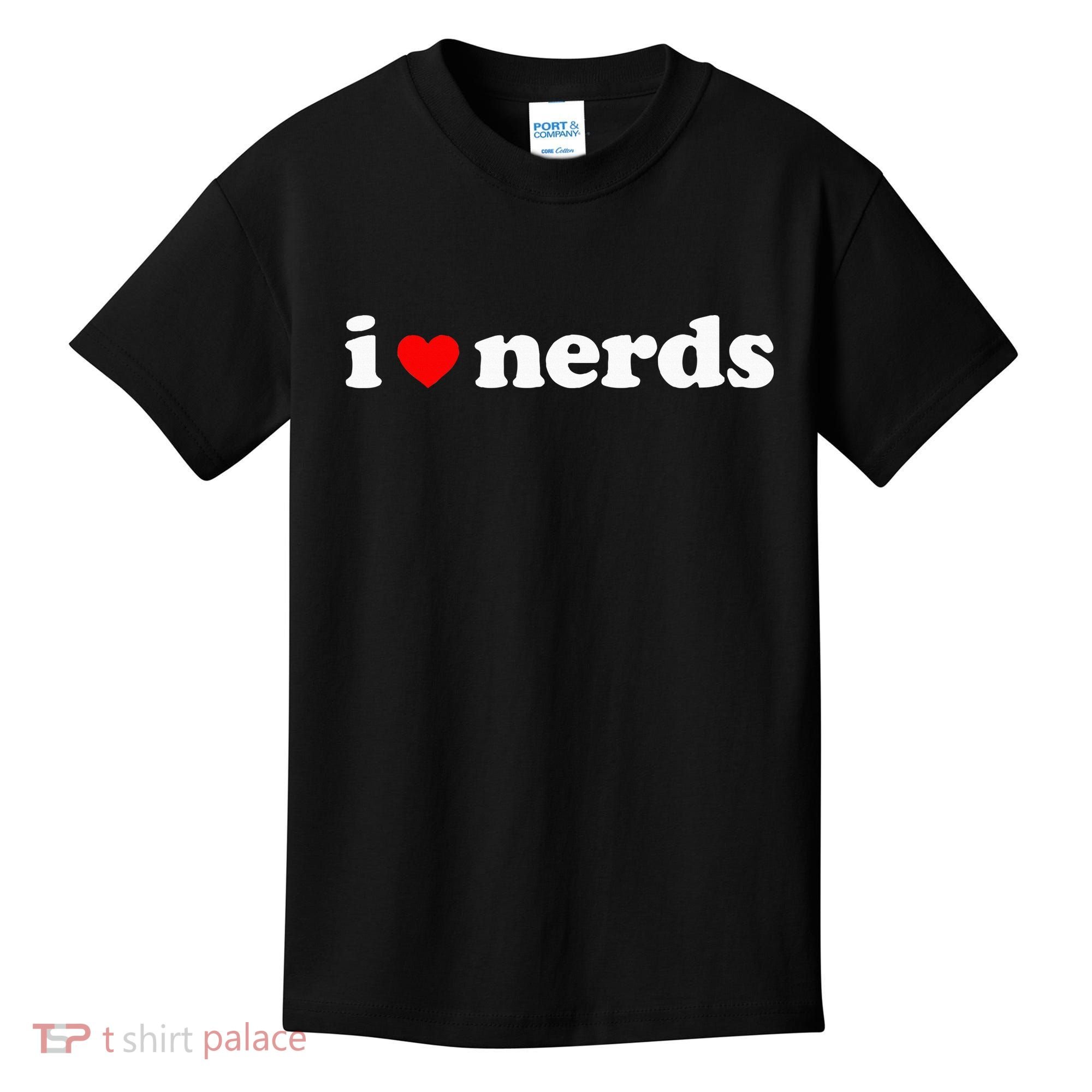 I Love Nerds Kids T-Shirt