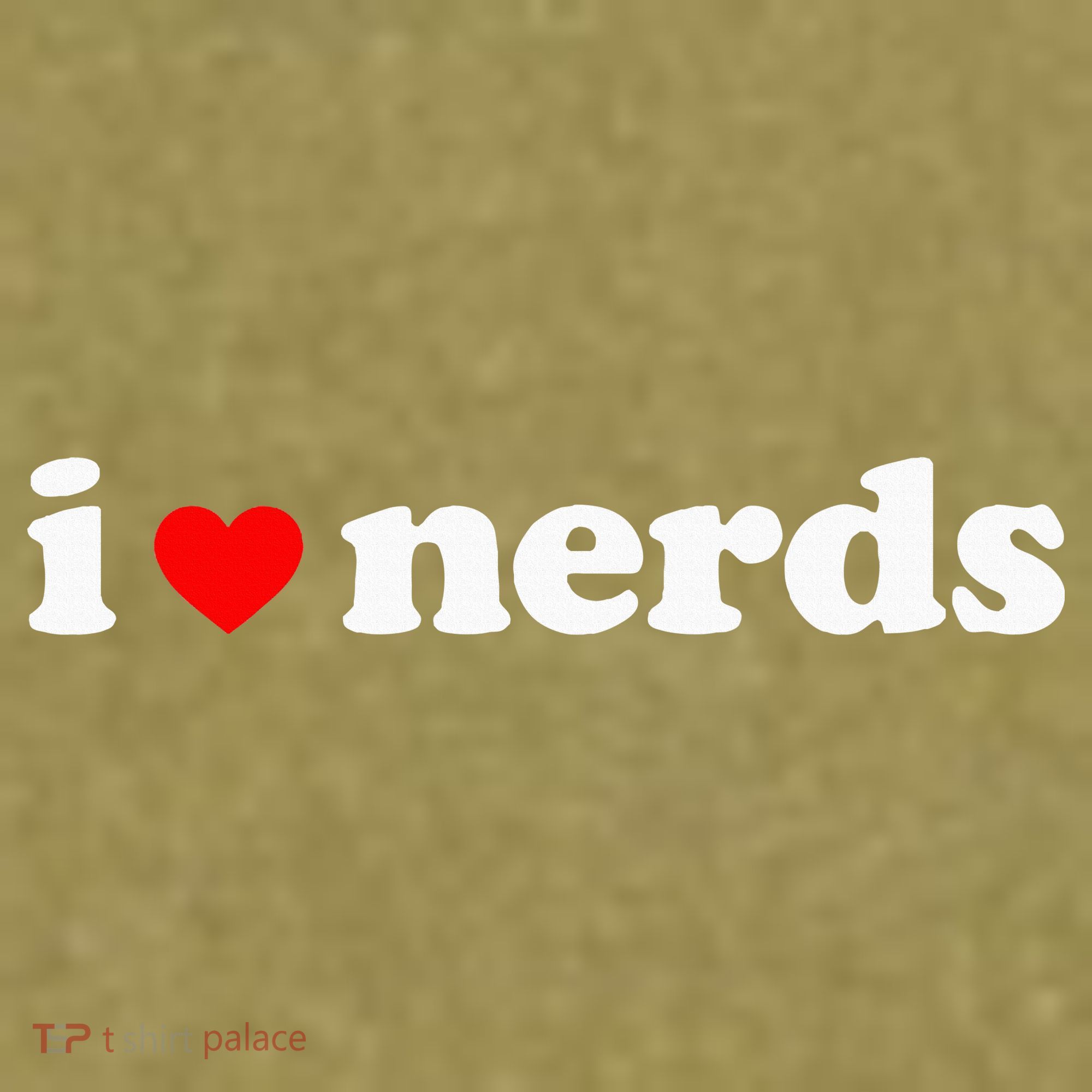 I Love Nerds Garment-Dyed Women's Muscle Tee