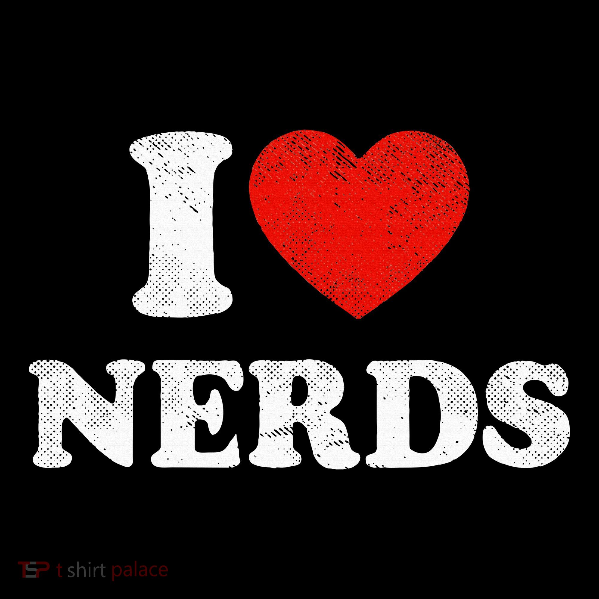 I Love Nerds Outfit Distressed I Heart Nerds Women's Hoodie