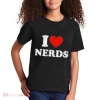 I Love Nerds Outfit Distressed I Heart Nerds Kids T-Shirt thumb 2
