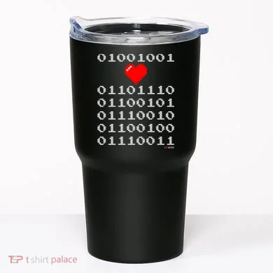 I Love Nerds I Heart Nerds In Binary Code For Geeks Tumbler