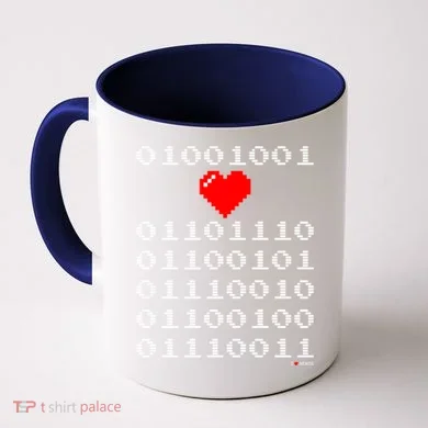 I Love Nerds I Heart Nerds In Binary Code For Geeks Coffee Mug