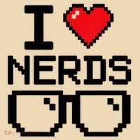 I Love Nerds For Science Or Book Lovers And Knowledge Geeks Tote Bag thumb 4