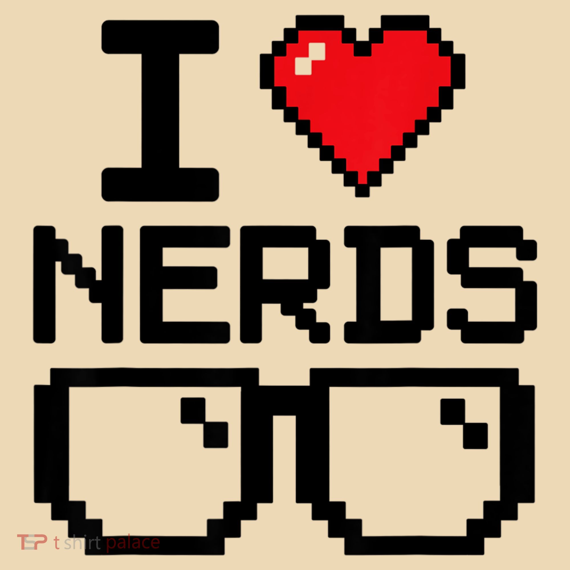 I Love Nerds For Science Or Book Lovers And Knowledge Geeks Tote Bag