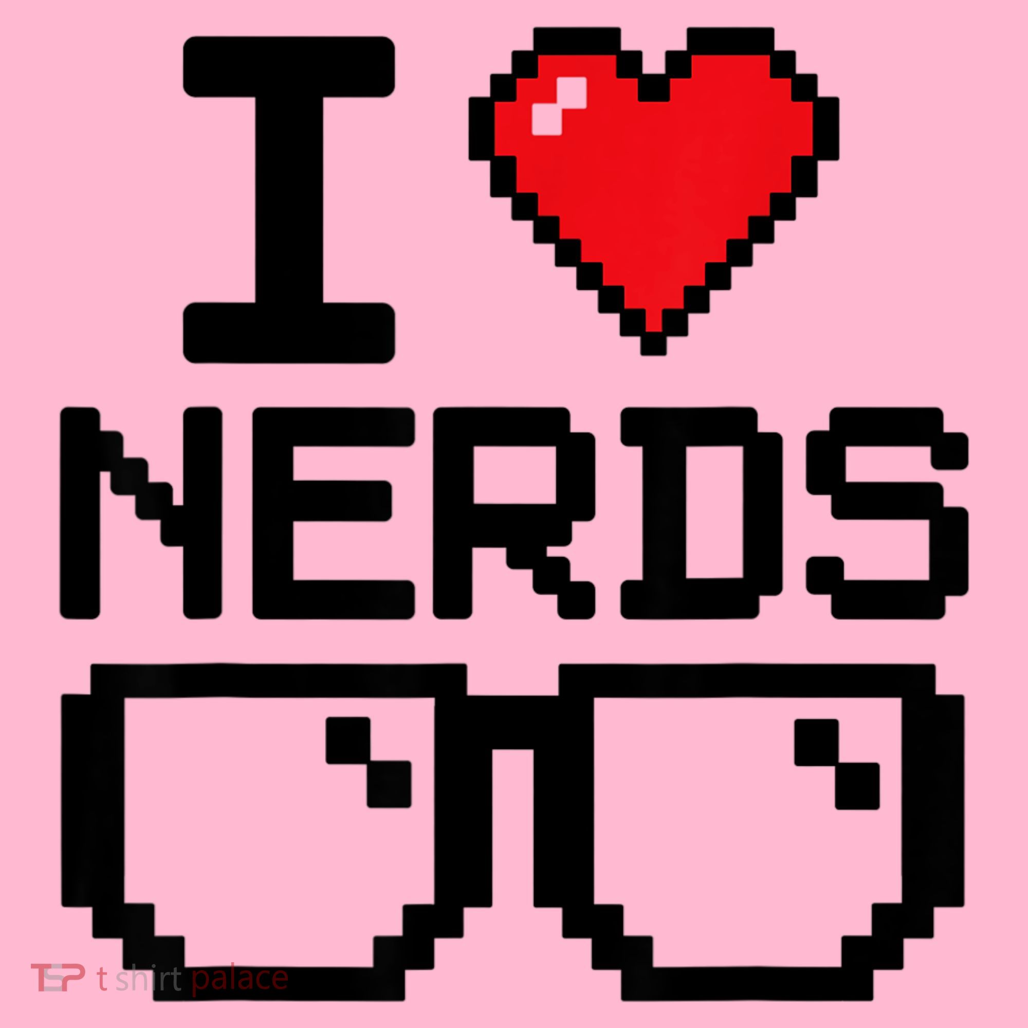 I Love Nerds For Science Or Book Lovers And Knowledge Geeks Coaster