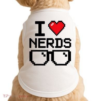 I Love Nerds For Science Or Book Lovers And Knowledge Geeks Doggie Tank