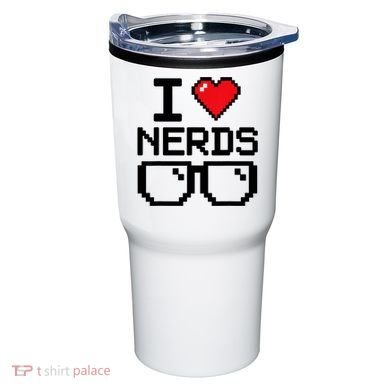 I Love Nerds For Science Or Book Lovers And Knowledge Geeks Tumbler