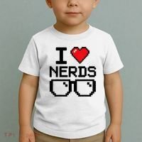 I Love Nerds For Science Or Book Lovers And Knowledge Geeks Toddler T-Shirt thumb 2