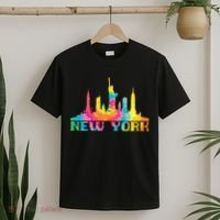 I Love New York City NYC Liberty Statue Brooklyn Tie Dye T-Shirt thumb 2