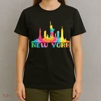 I Love New York City NYC Liberty Statue Brooklyn Tie Dye T-Shirt thumb 4