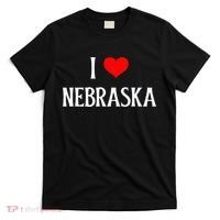 I Love Nebraska I Heart Nebraska NE Holiday Travel Souvenir T-Shirt thumb 0