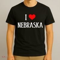 I Love Nebraska I Heart Nebraska NE Holiday Travel Souvenir T-Shirt thumb 3