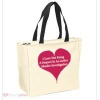 I Love Not Being A Suspect In An Active Murder Investigation Tote Bag thumb 2