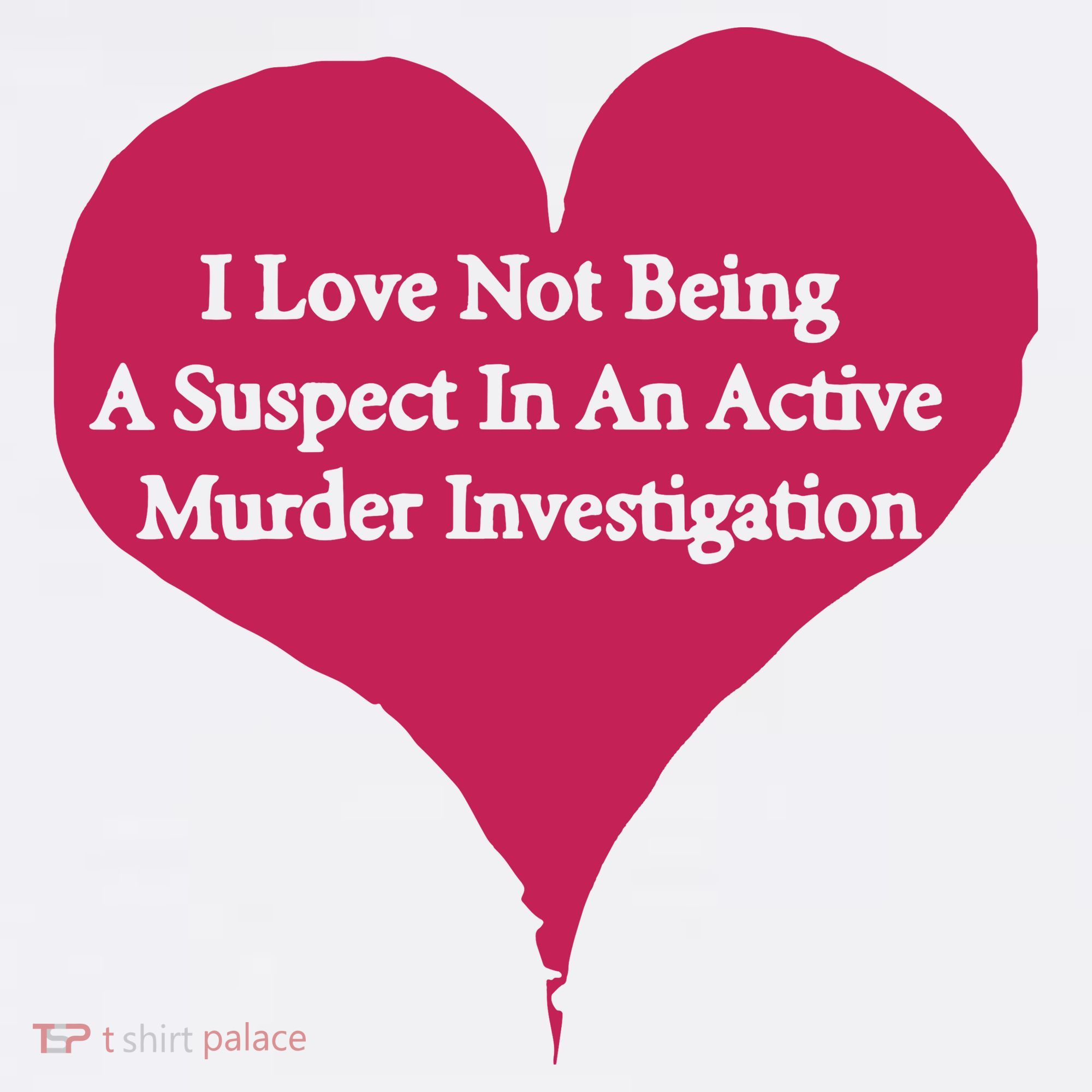I Love Not Being A Suspect In An Active Murder Investigation Women's Hoodie
