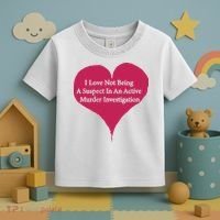 I Love Not Being A Suspect In An Active Murder Investigation Toddler T-Shirt thumb 3