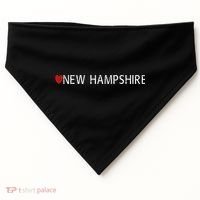 I Love New Hampshire USA-Made Doggie Bandana thumb 0