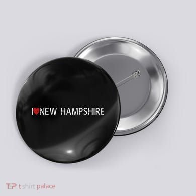 I Love New Hampshire Button
