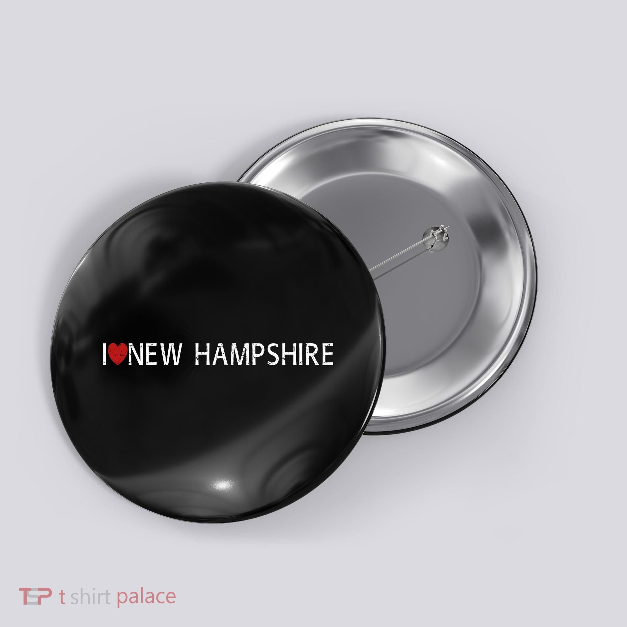 I Love New Hampshire Button