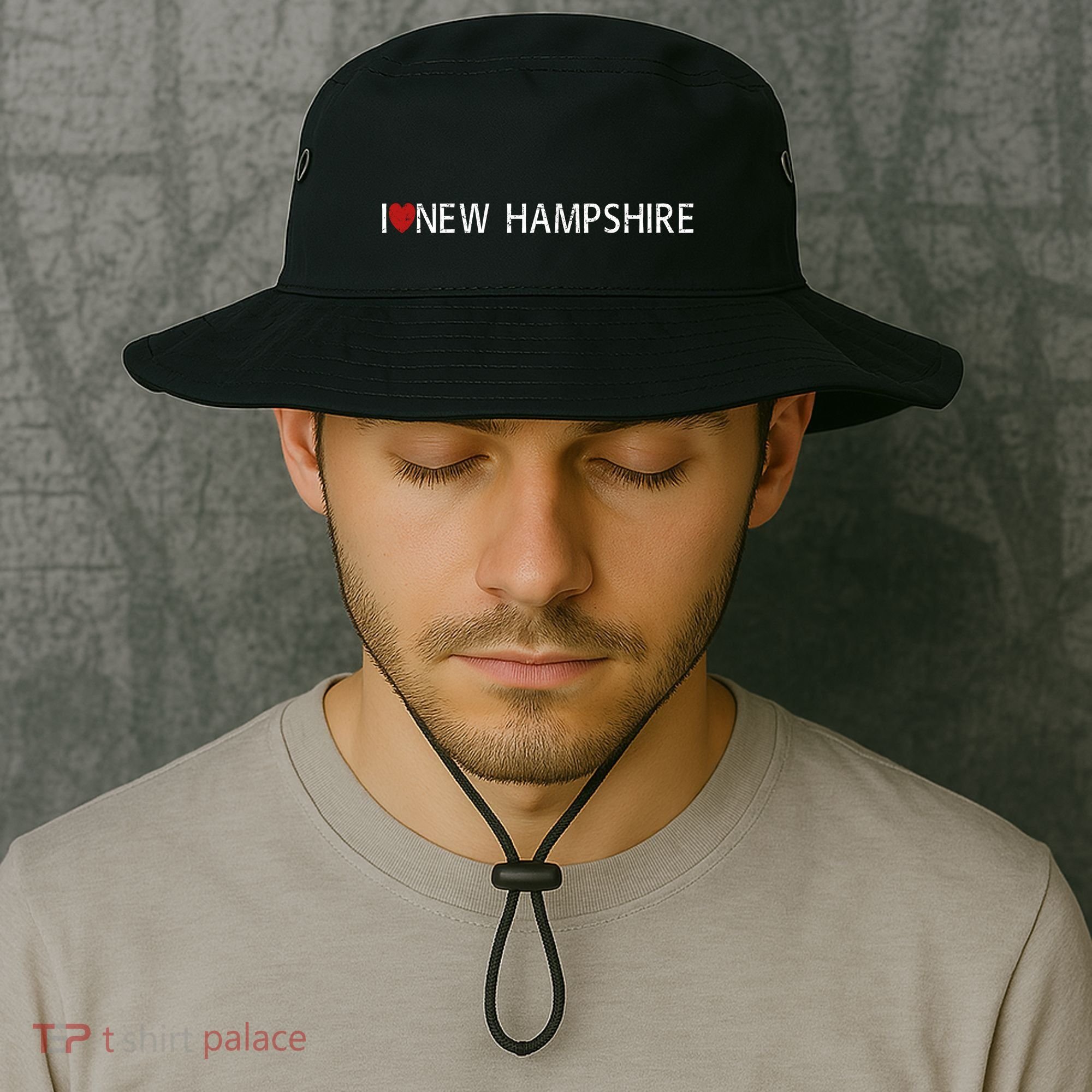I Love New Hampshire Bucket Hat